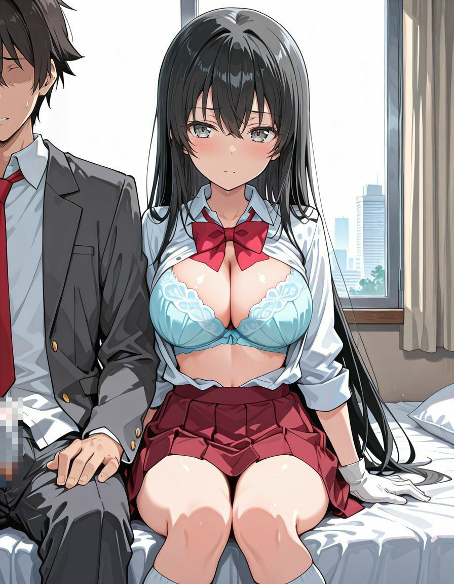 淫乱女子  放課後パパ活する女子校生達は強●種ずけ性指導受ける 画像4