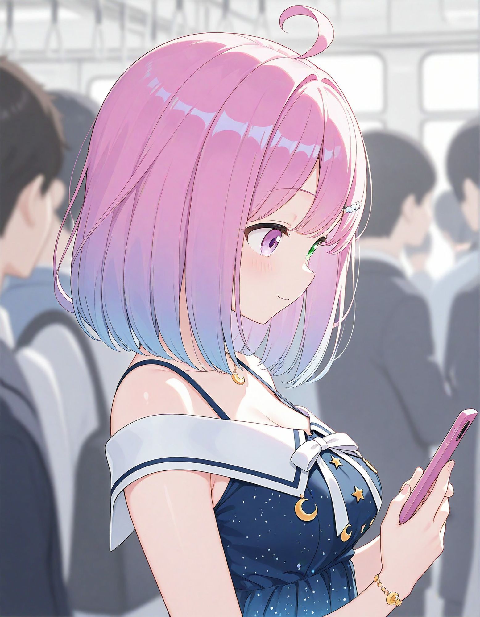 【動画付き】痴●電車 犯●れた少女 姫森ル●ナ編2