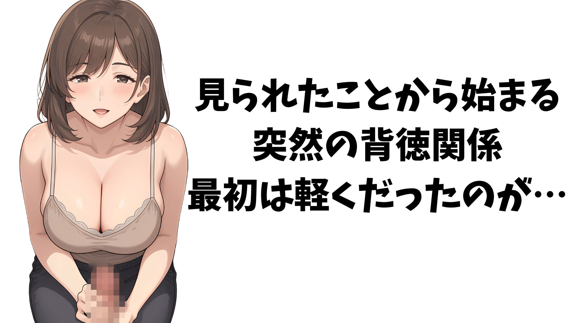 向かいの人妻に勃起を見られたらセフレになった話【ストーリーCG版】 画像3