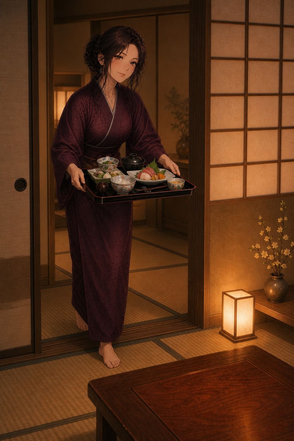 美人女将と過ごす温泉宿の一夜の作品画像 4
