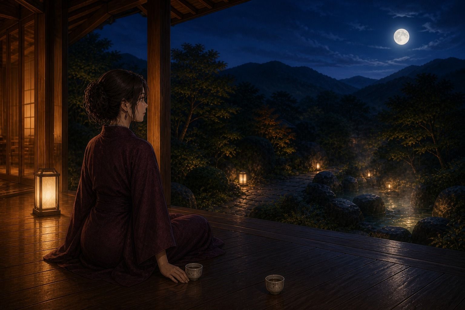 美人女将と過ごす温泉宿の一夜の作品画像 6