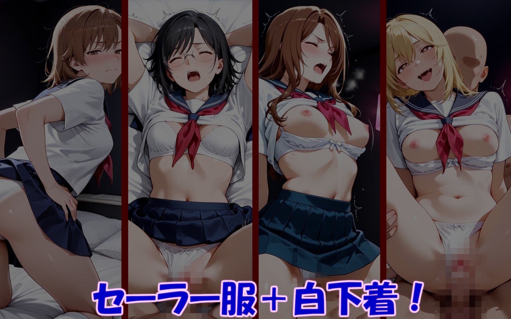 多視点着衣SEX集 FILE_B01-05 美琴・美偉・沈利・操祈・涙子とのコスえっち1