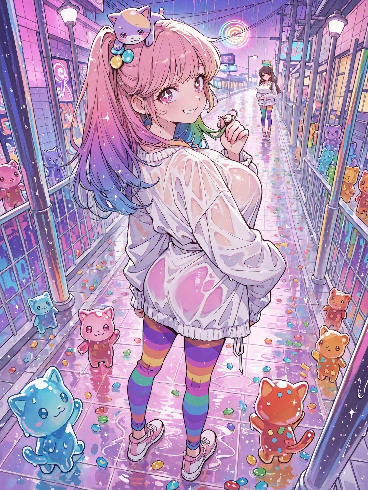頭の上にねこが乗ってるだけなのに、反則級に可愛すぎます！1 〜猫をのせた少女のゆるふわファンタジー〜 画像3