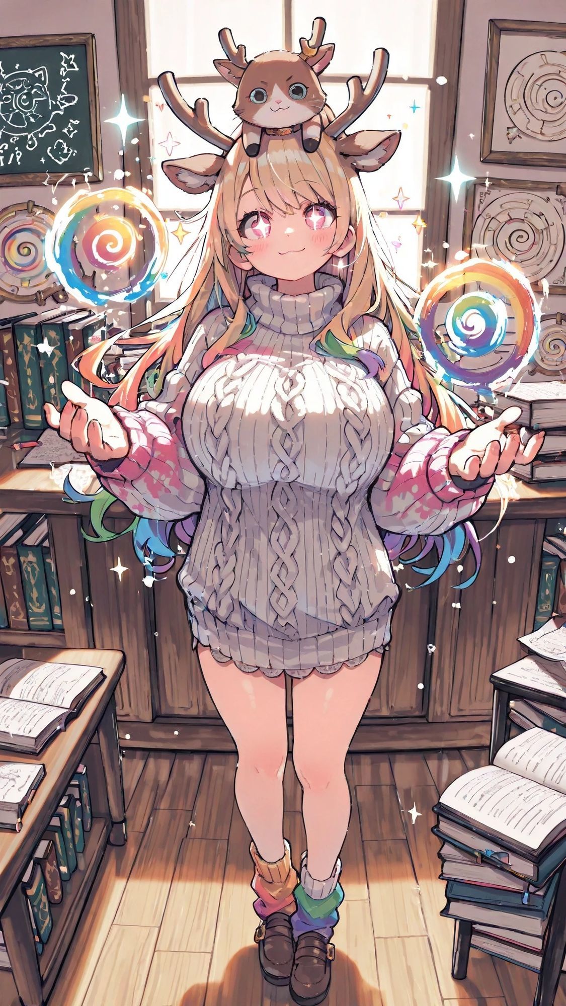 頭の上にねこが乗ってるだけなのに、反則級に可愛すぎます！1 〜猫をのせた少女のゆるふわファンタジー〜 画像4