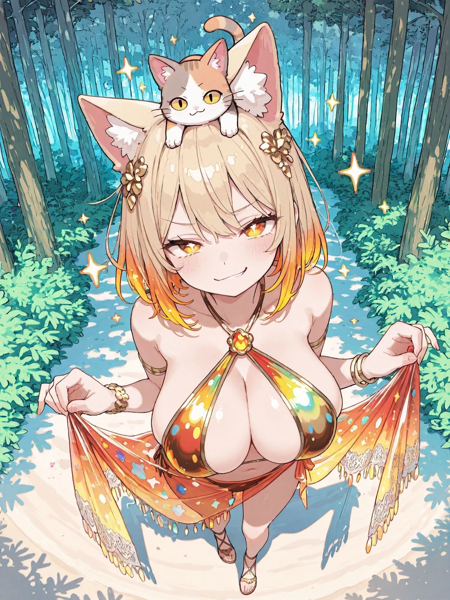 頭の上にねこが乗ってるだけなのに、反則級に可愛すぎます！1 〜猫をのせた少女のゆるふわファンタジー〜 画像7
