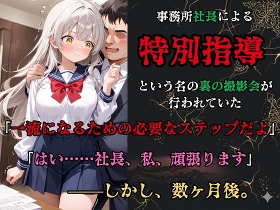 【裏流出ファイル】コスプレ事務所社長による所属モデルへの特別指導(銀髪セーラー服編) 画像2