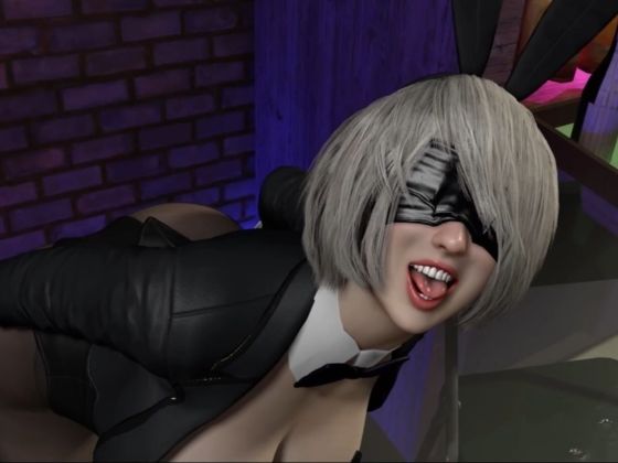 【2B×バニー】夜Barで2Bバニーパラダイス！【バニーロイド】の作品画像 5