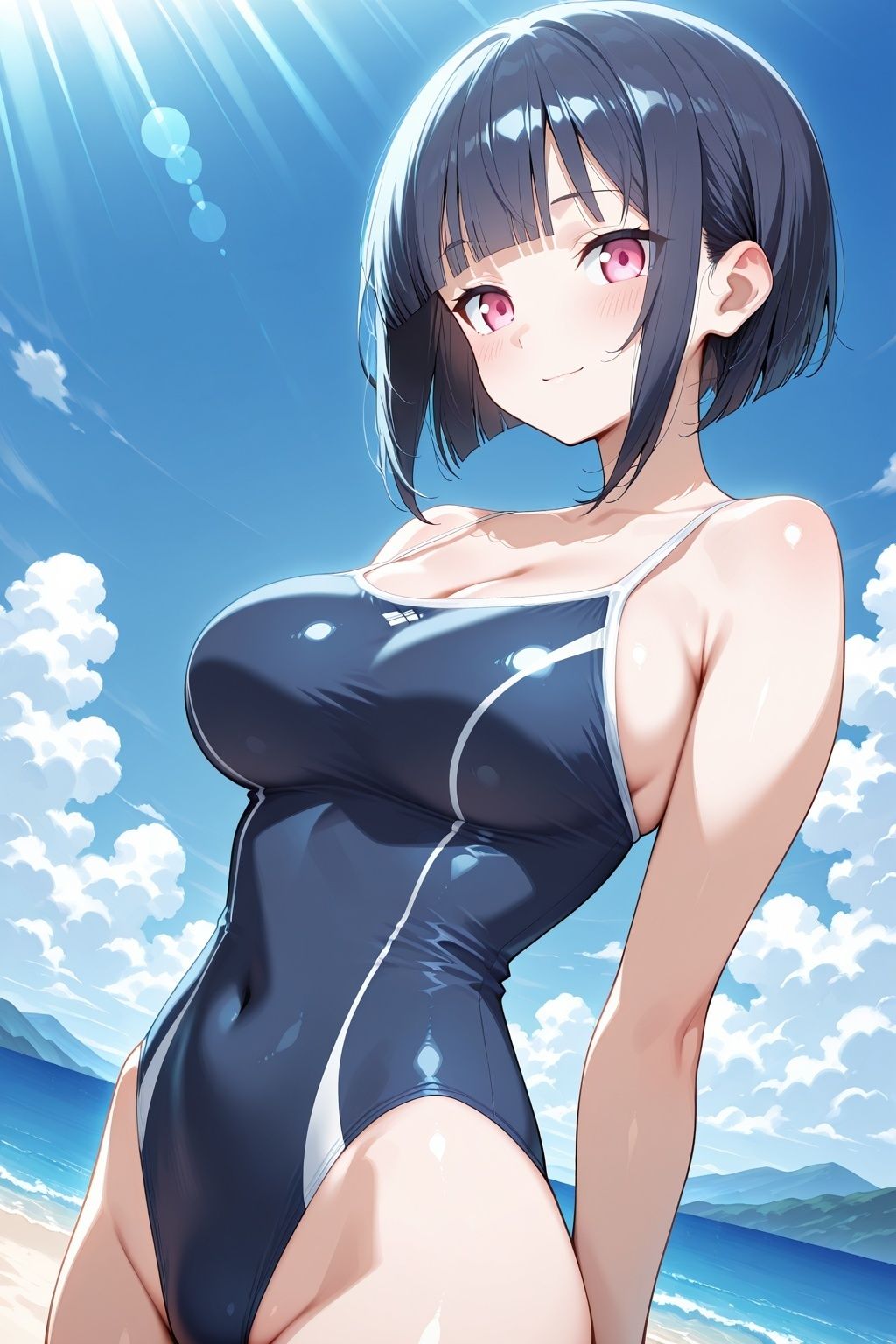 スク水女子のイケない夏休み 画像1