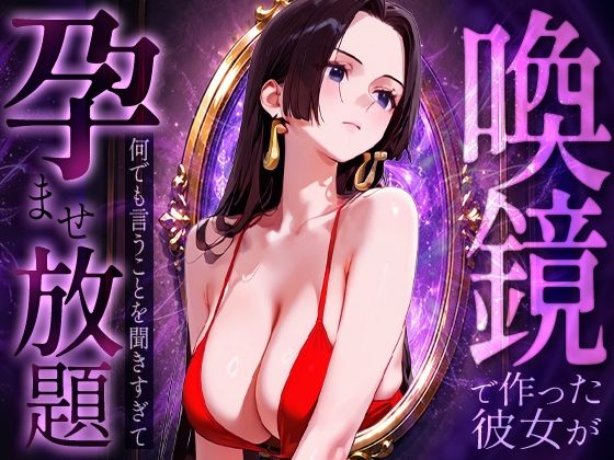 喚鏡で作った彼女が何でも言うことを聞きすぎて孕ませ放題  ハンコ○ク