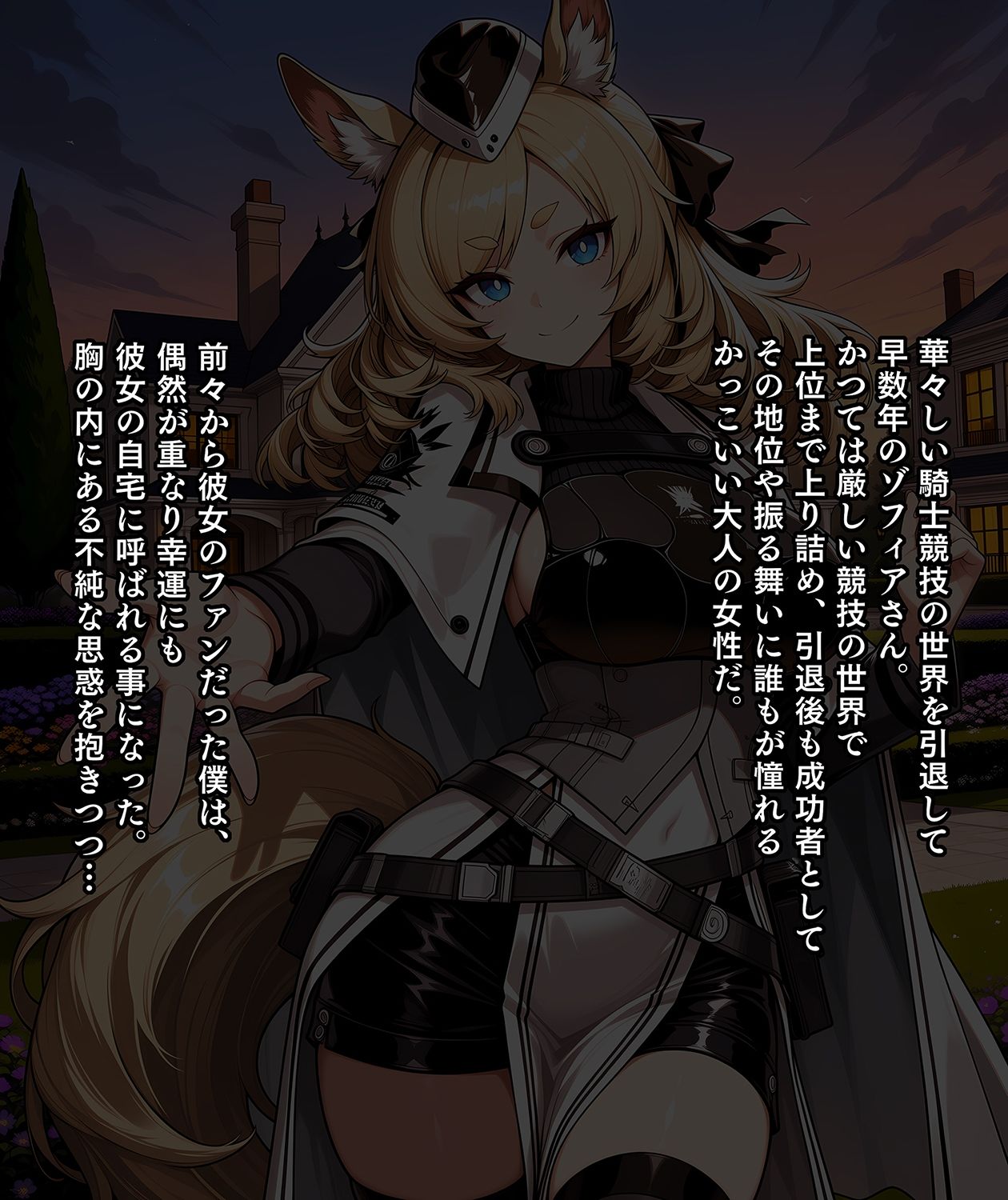 引退騎士の唾液責め 〜つよ〜いお姉さんに顔中唾液でべちょべちょにされて甘やかされながら射精する画像集〜 サンプル1