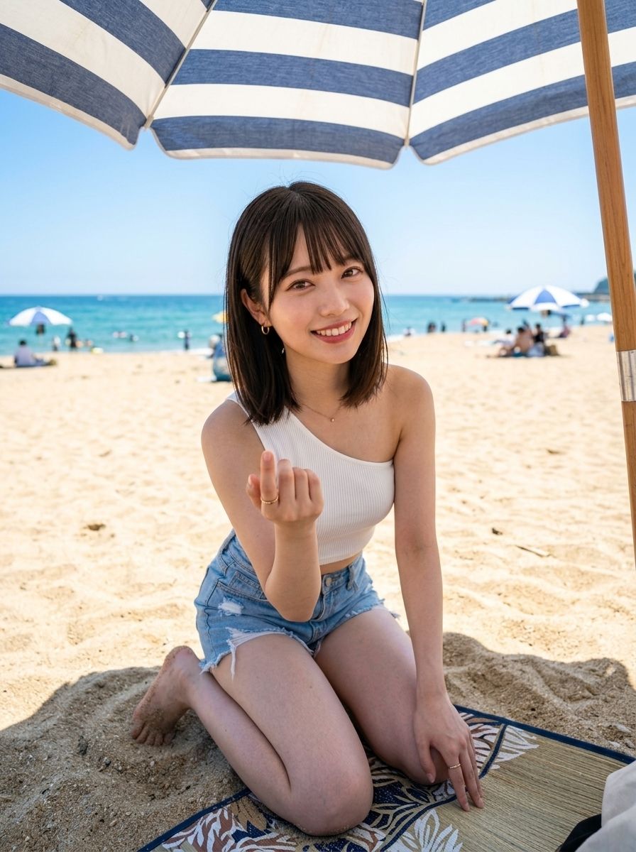 「ねえ、ずっと側にいて？」透明感200％の21歳・美菜（ミナ）と巡る真夏の絶景＆ビーチデート   写真集風ヘルシーショット 1枚目