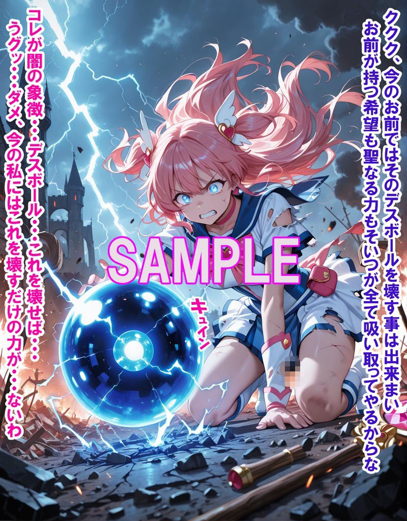 敵と戦いピンチになる魔法少女 Vol8 画像4