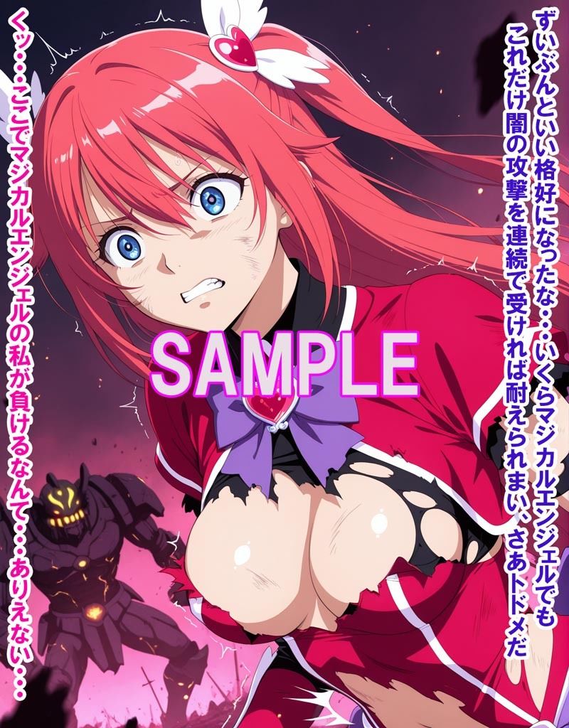 敵と戦いピンチになる魔法少女 Vol8 画像6