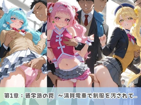 学園生活で複数男子に公開中出しされ続けた記録 〜襲い掛かる男子の汁軍団〜 プ〇キュア  5の作品画像 2