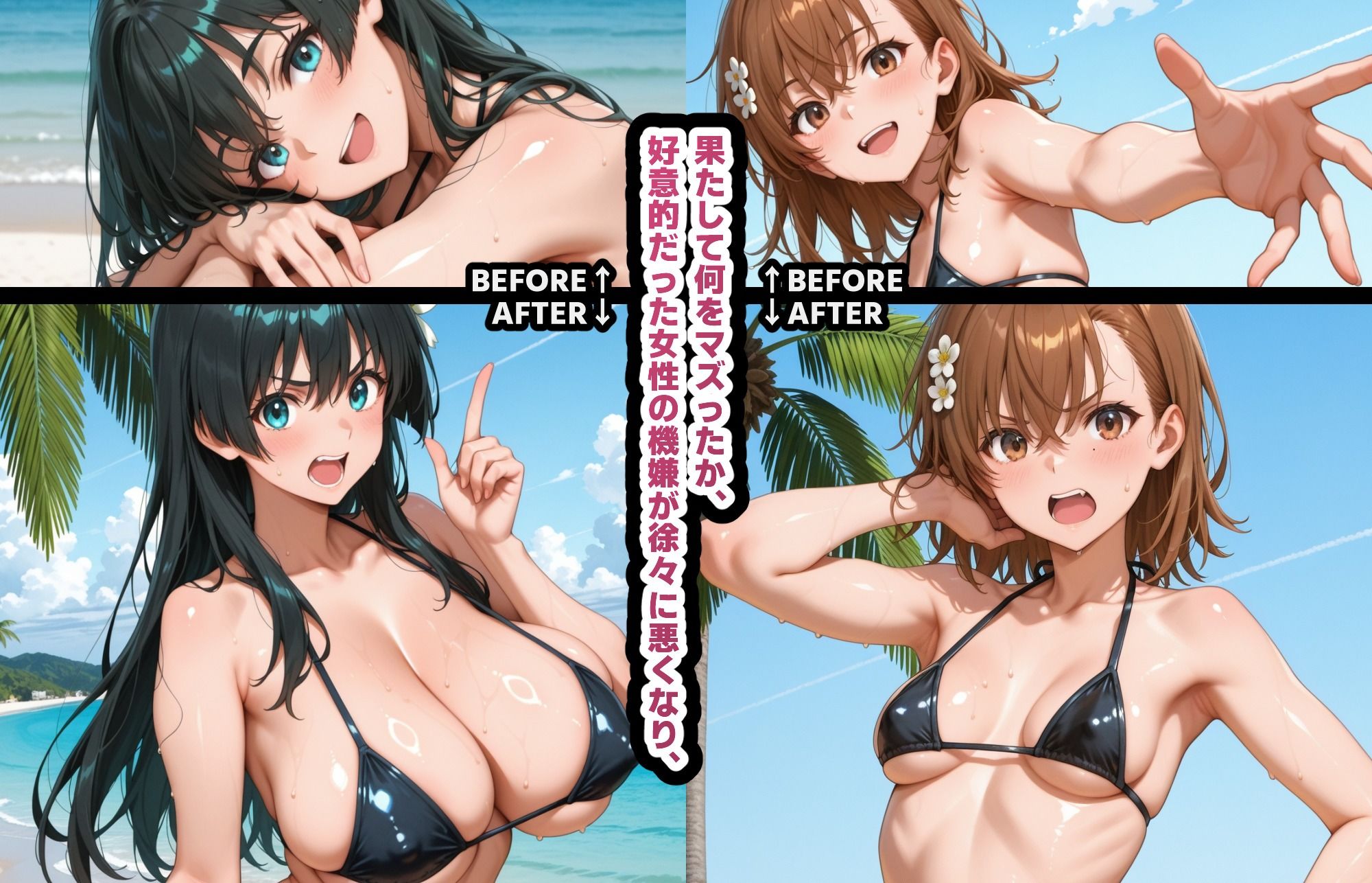 メチャクチャに嫌われてからのレ●プが一番気持ち良いから。【美琴＆涙子】 画像1