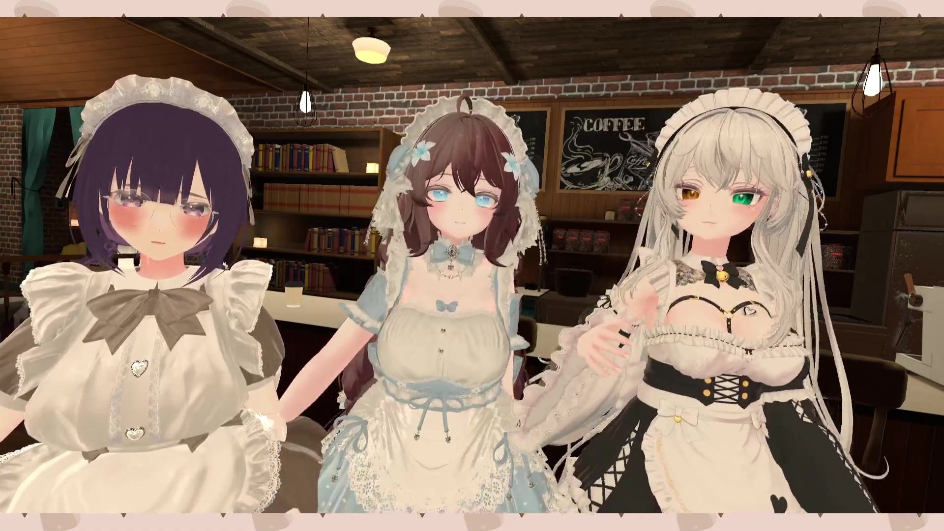 【アイテム連動】ポプロChilloutVR！！可愛いメイド達がご主人様にご奉仕…（はーと）【リスナーさん参加型】  井栗まろんの作品画像 1