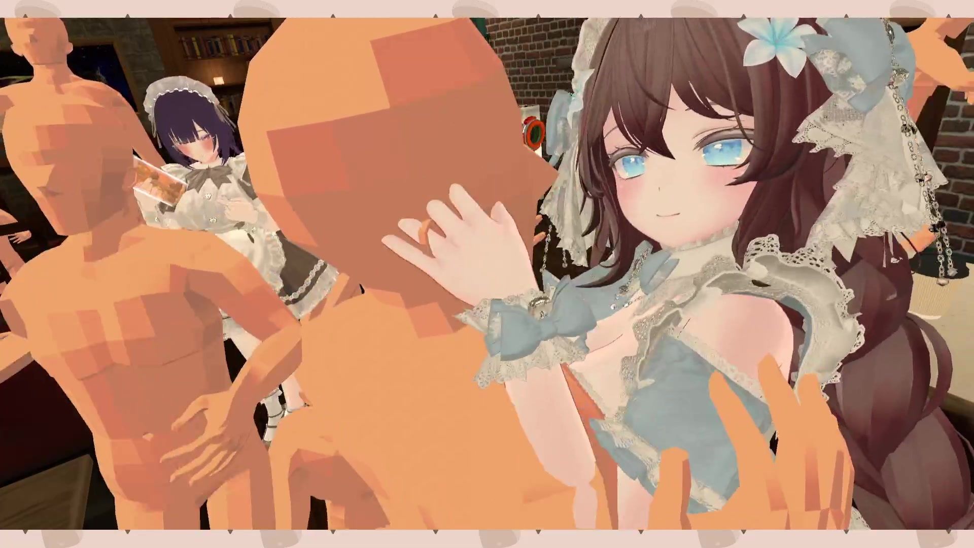 【アイテム連動】ポプロChilloutVR！！可愛いメイド達がご主人様にご奉仕…（はーと）【リスナーさん参加型】  井栗まろんの作品画像 3