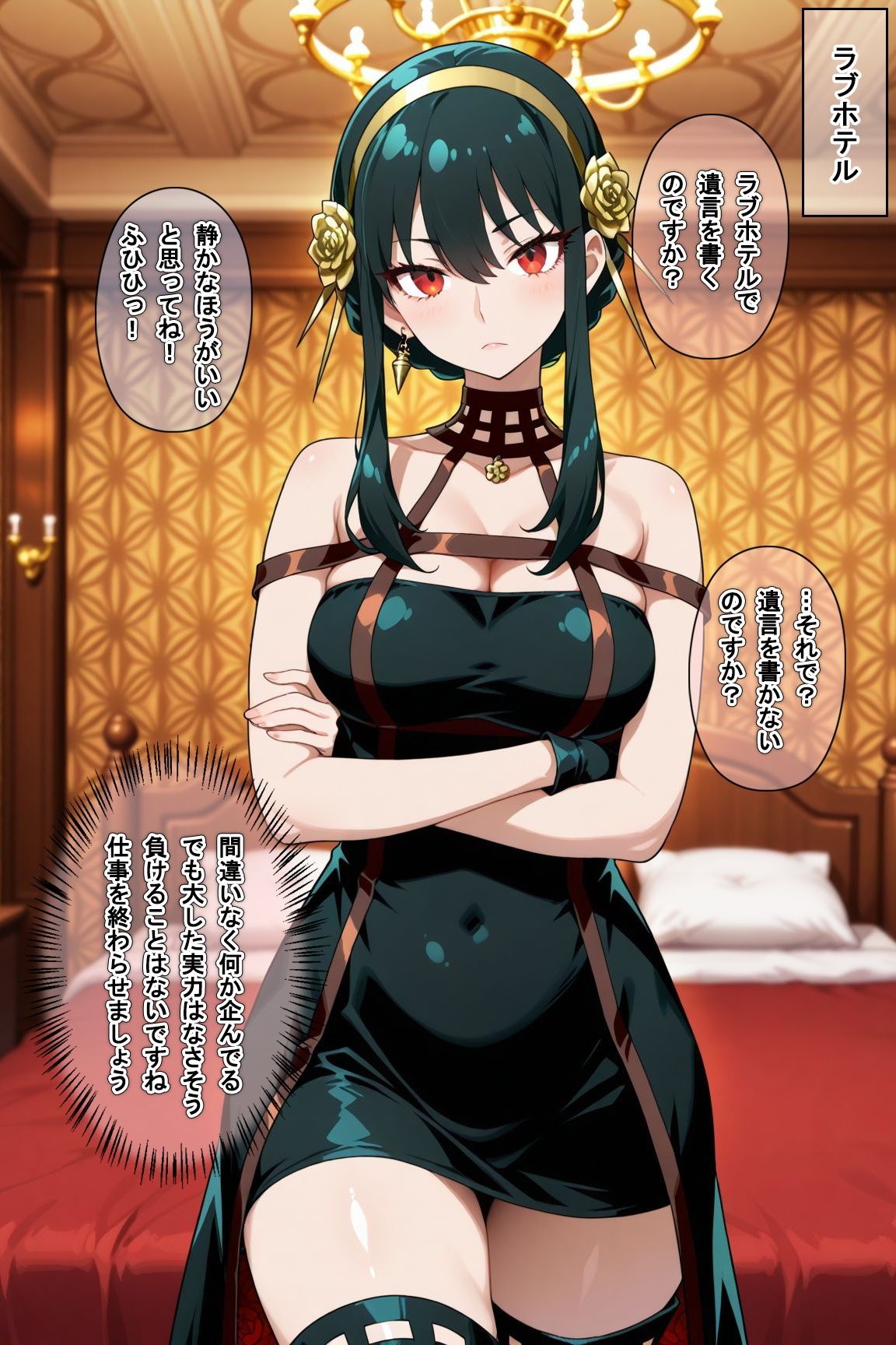 暗殺者の美女に種付けおじさんの子を孕ませたい 画像1