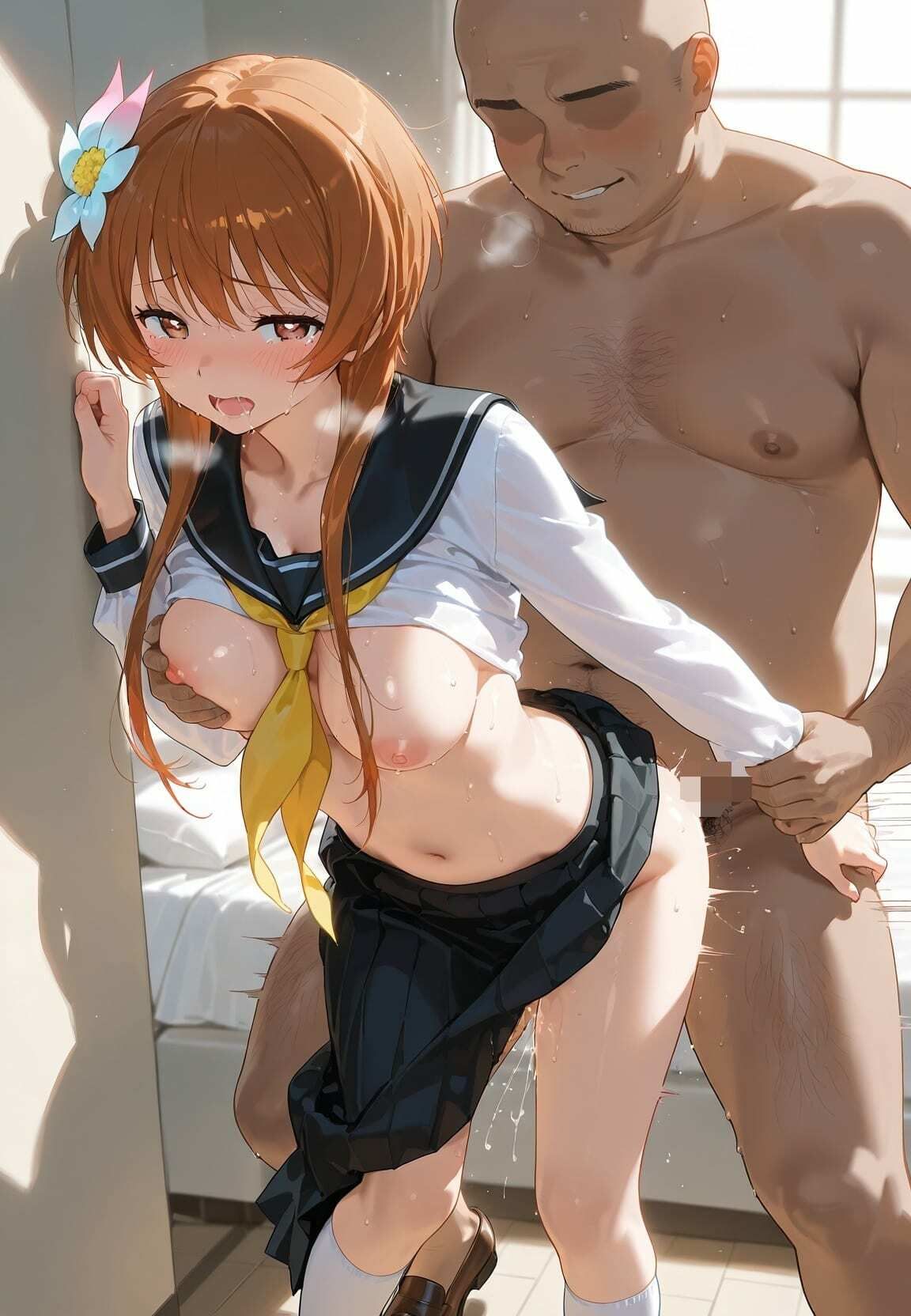 声かけられてお茶しただけなのに・・・簡単にお持ち帰りされて種付け調教されちゃう件www ニ〇コイの作品画像 10