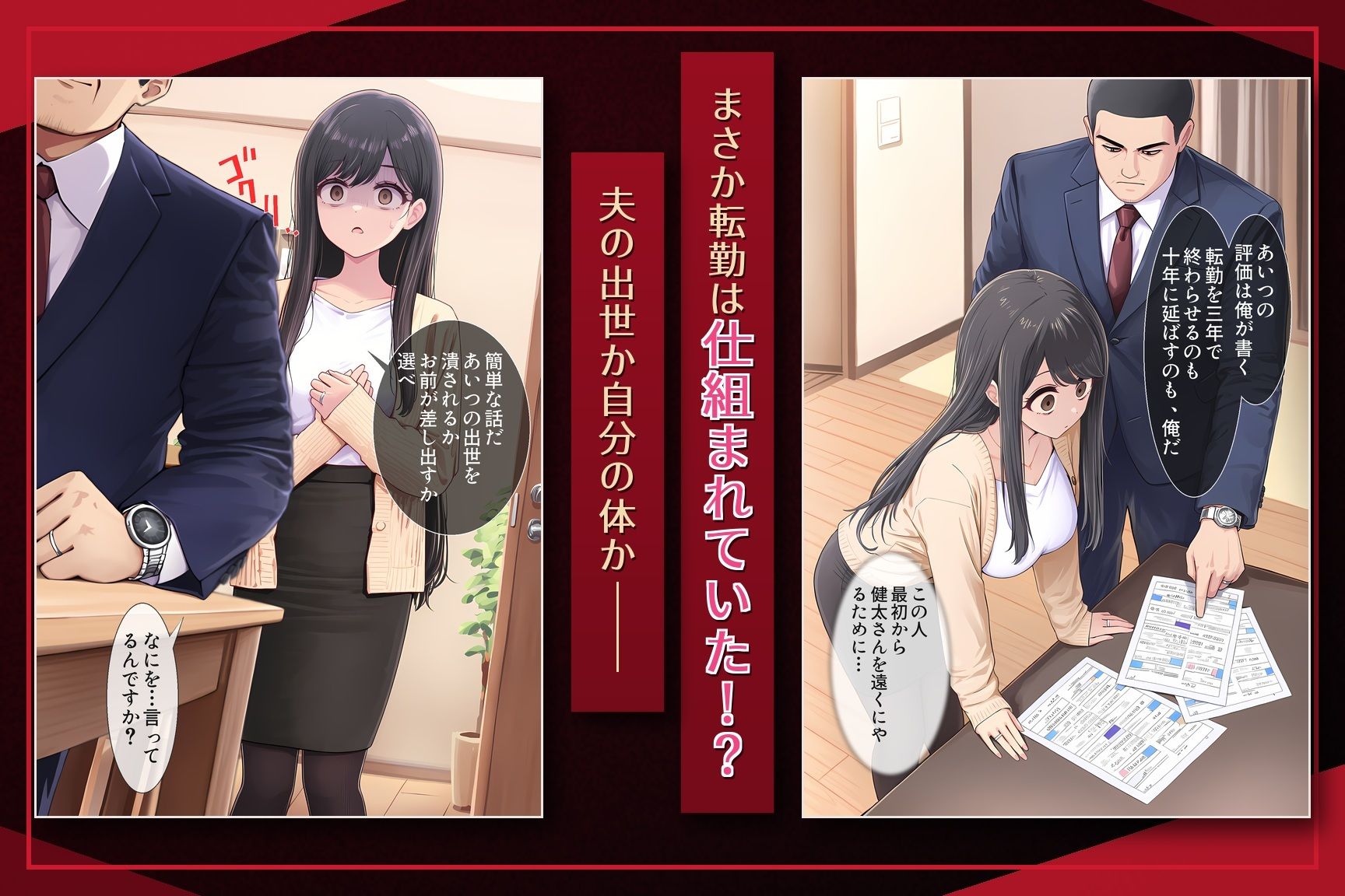 人妻OL、社宅で管理されます  〜転勤夫の留守に、毎週金曜寝取られる妻〜の作品画像 6
