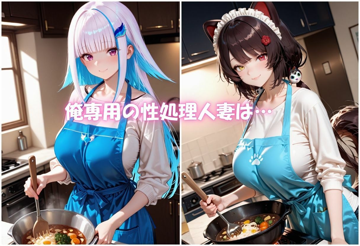 裸エプロン人妻は俺の性処理道具 〜旦那の知らないところで生ハメ中出し〜Vol.3 画像1