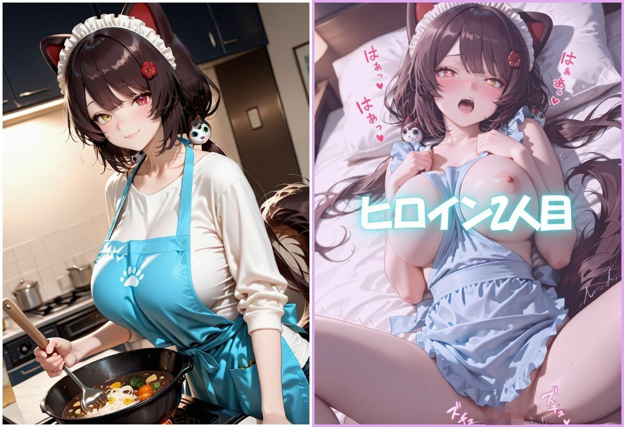 裸エプロン人妻は俺の性処理道具 〜旦那の知らないところで生ハメ中出し〜Vol.3 画像4