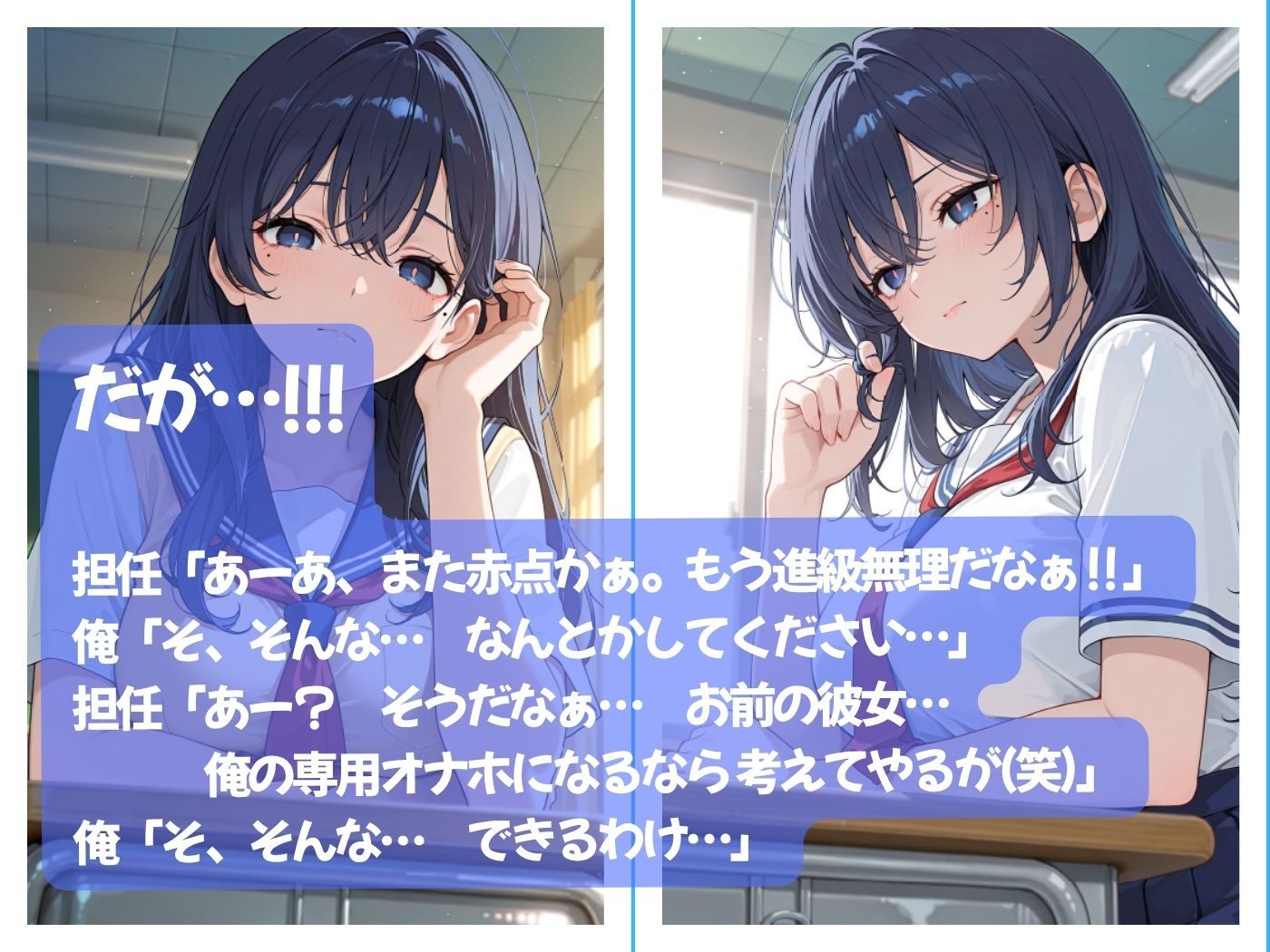 優等生な俺の彼女が担任教師のオナホになった件 画像4