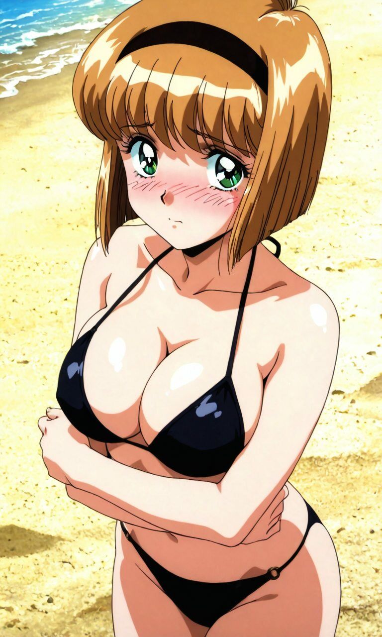 夏の海で細〇美樹が乱れ狂う220枚1