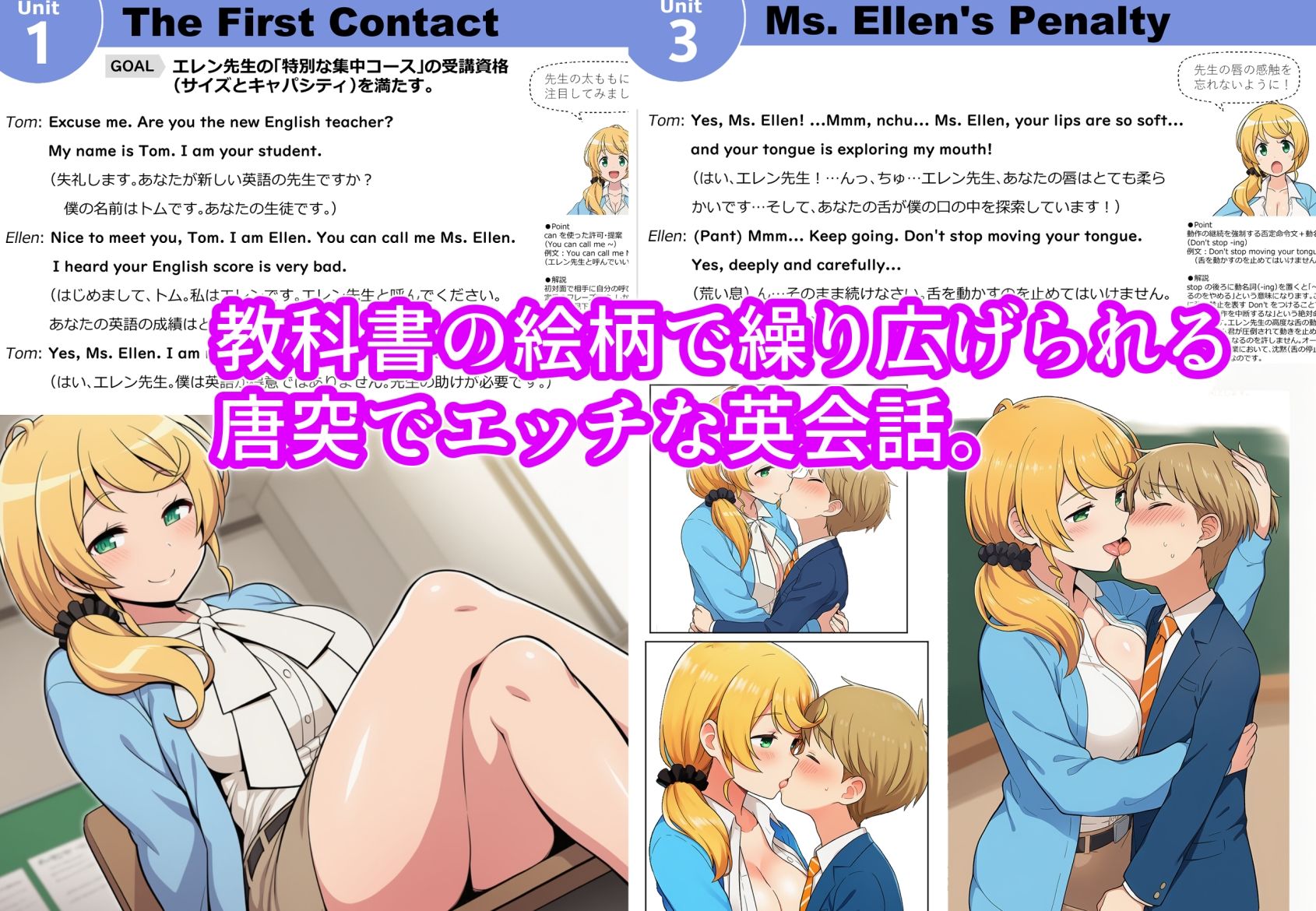 えっちな英語の教科書2 〜エ○ン先生と教科書エッチ〜 画像2