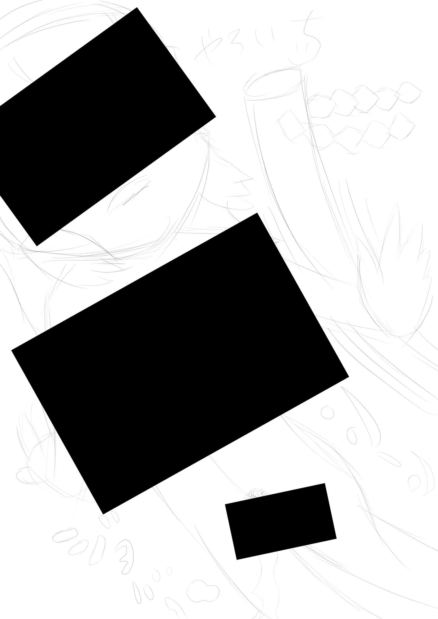 霊夢ちゃんのえっちなラフイラスト集vol.7 画像3