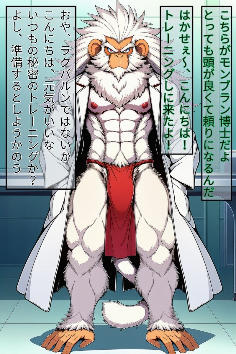 d_814390 獣遊宿 イラスト・CG集 ゲイ 狸のケモヒーロー ラクバルンのエッチな日常イラスト集画像2