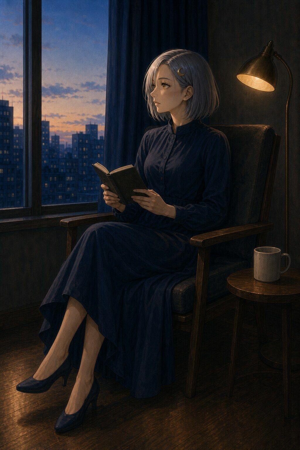 よあけがお｜私室画録 G01  灯りを消す前 画像2