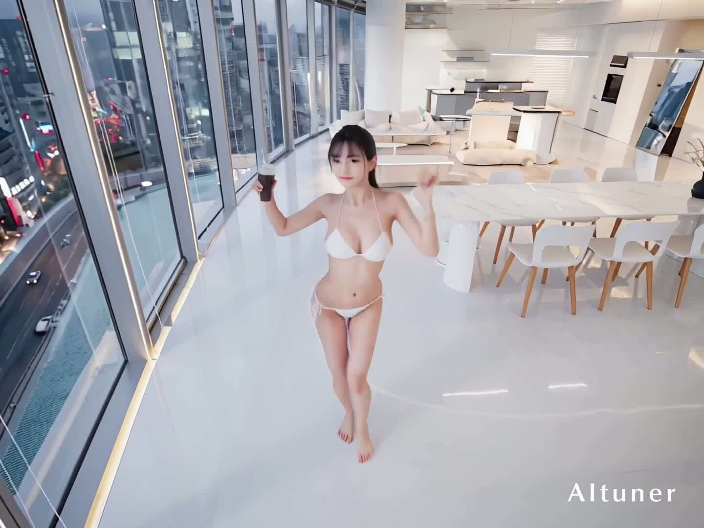 【10分HD】港区パリピ。重低音EDMに身体を預けて、着衣から真っ裸までひたすら腰を振り続けるエロダンス映像 画像4
