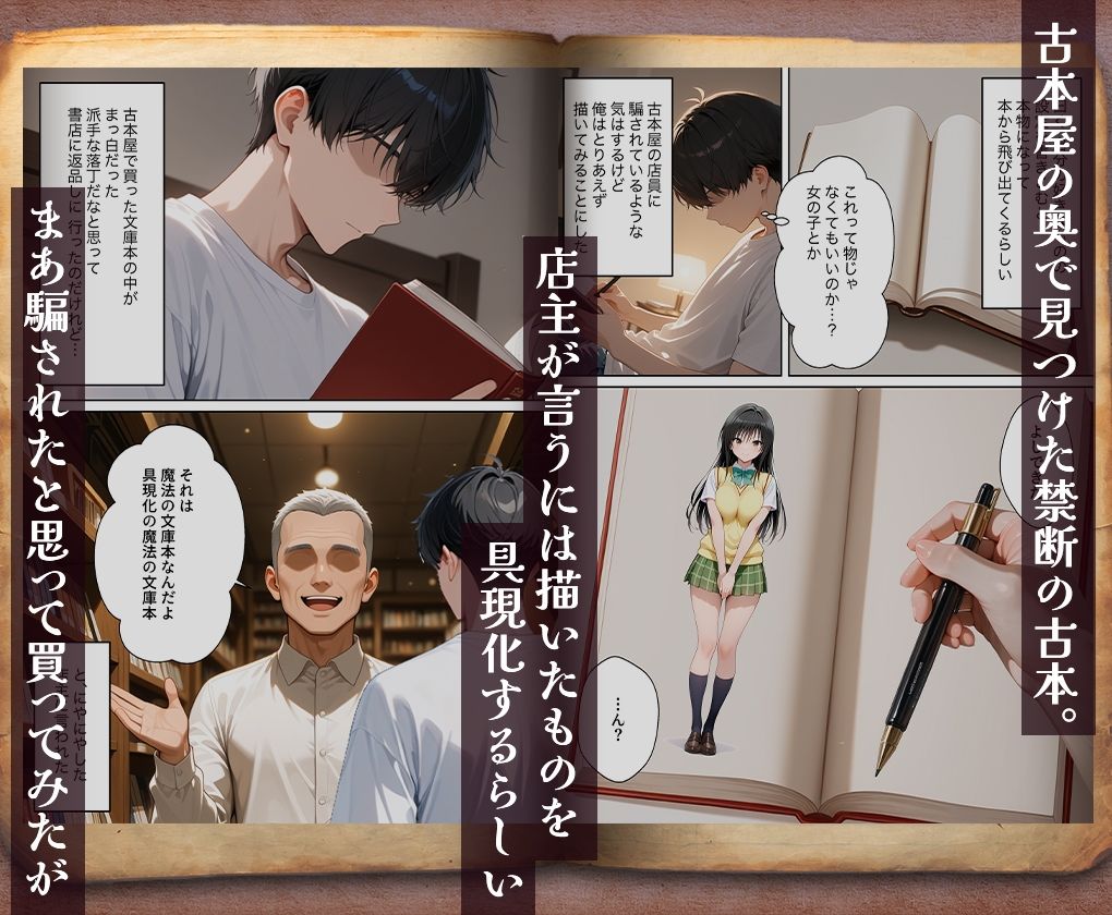 古本から出てきたのは、孕ませ専用の彼女だった 古○川唯 画像1