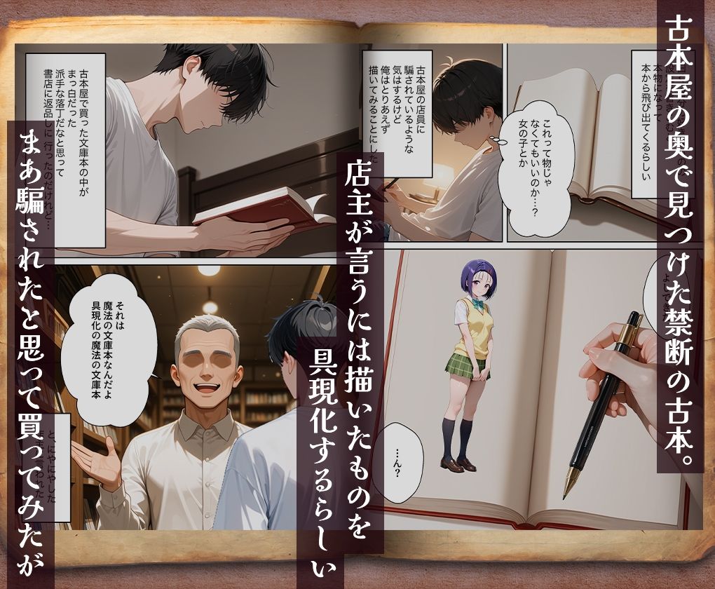 古本から出てきたのは、孕ませ専用の彼女だった 西蓮○春菜 画像1