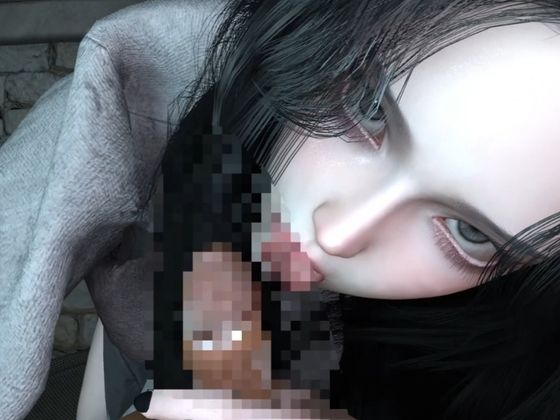【100円動画】夏の終わりに貞子の手コキフェラ【約5分】 画像2