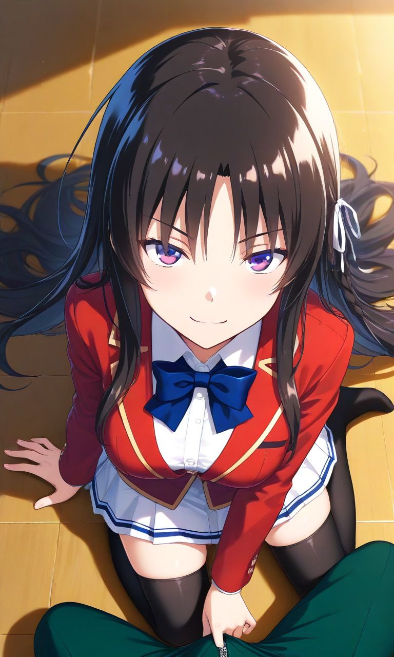 突然堀北にフェラチオされたので最後までヤってしまった綾小路 画像3