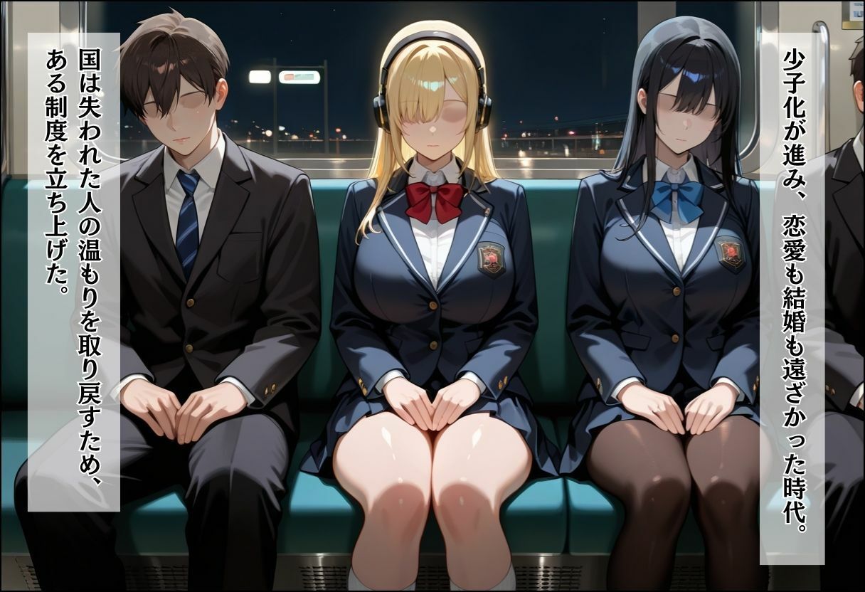 性実習プログラムーセックスが義務教育になった話〜ご奉仕メイドと発情巫女のW中出し編〜の作品画像 1