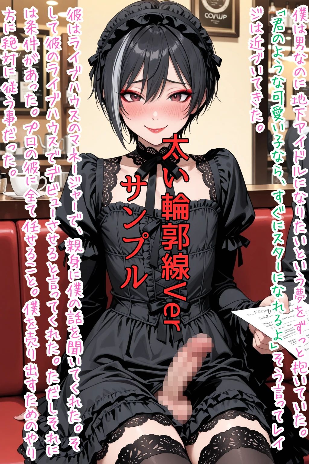 Sissy Captions Mな男の娘のシシーキャプション集9 地下アイドルの男の娘 夢を叶える代償に… 僕は彼の言いなりになった… 画像2