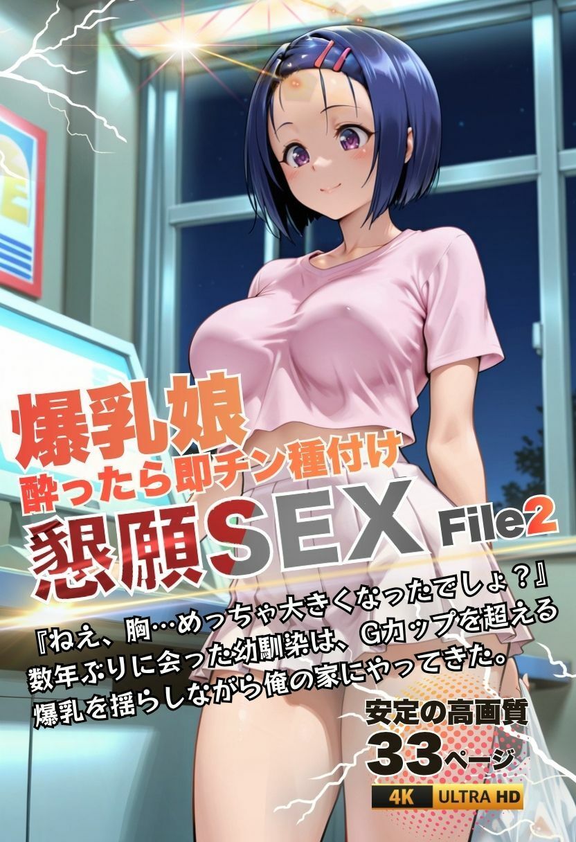 宅飲み爆乳娘 懇願SEX File1&21