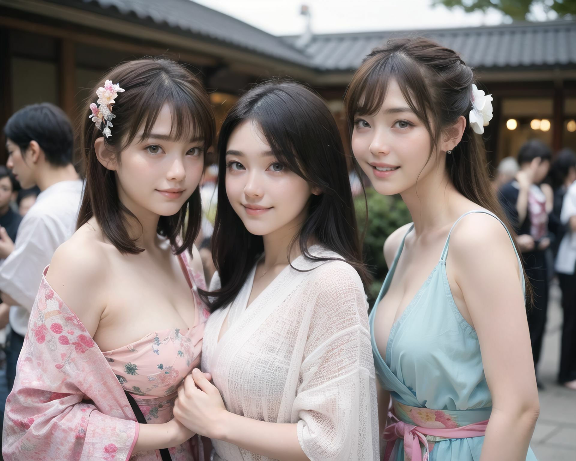 AI美少女写真集 素顔の RUNA - （7） 〜夜の提灯に溶ける、もうひとつの距離〜 画像1
