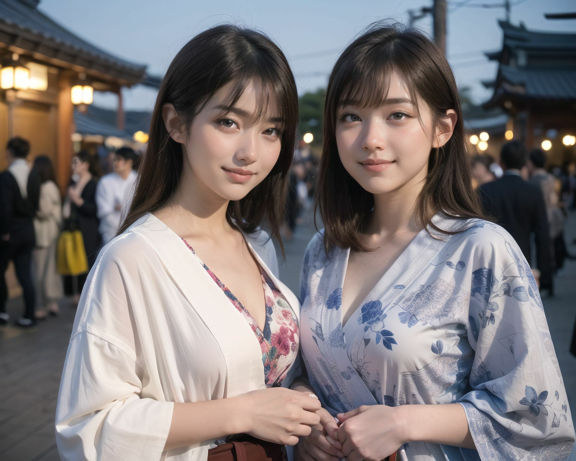 AI美少女写真集 素顔の RUNA - （7） 〜夜の提灯に溶ける、もうひとつの距離〜 画像4