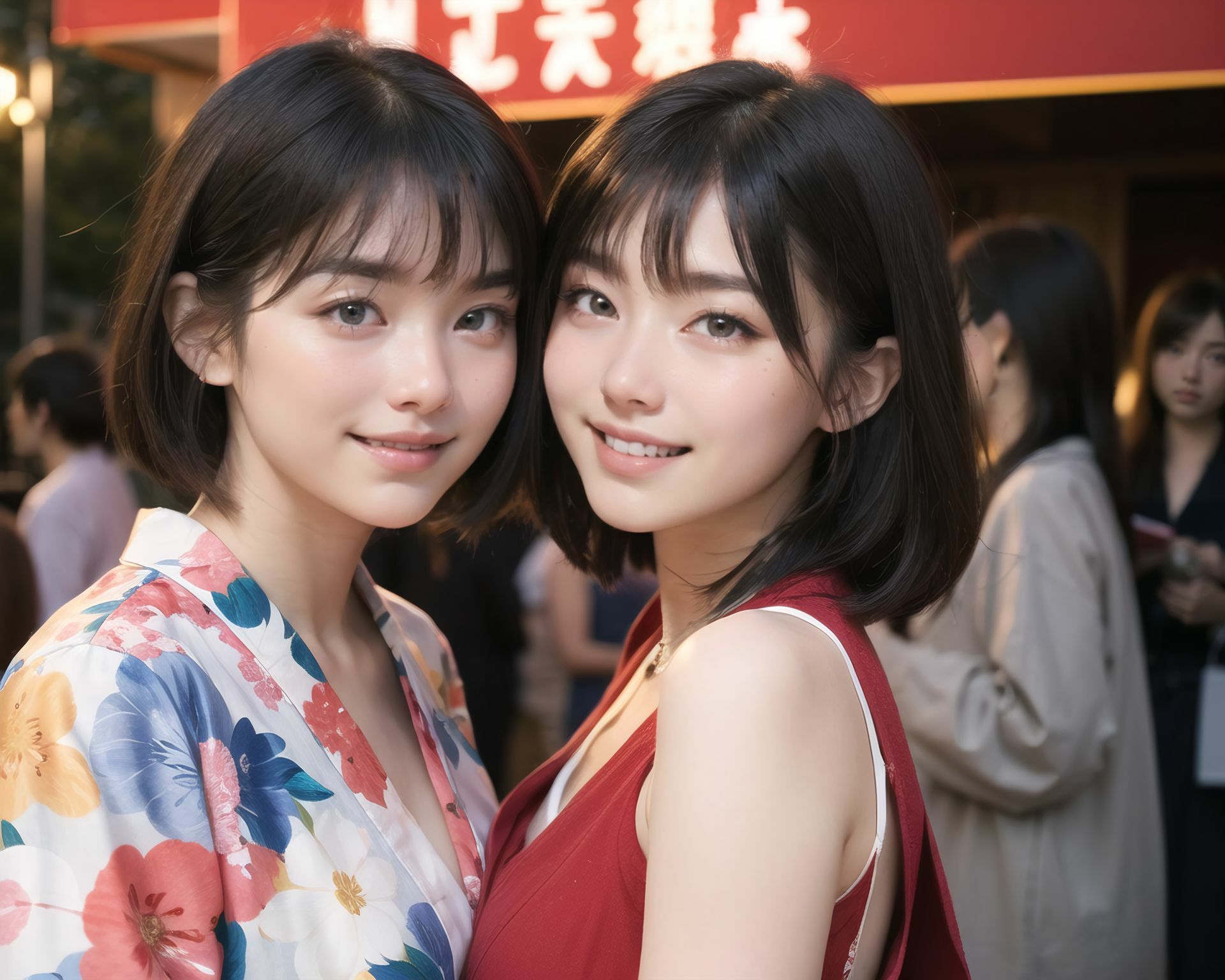 AI美少女写真集 素顔の RUNA - （7） 〜夜の提灯に溶ける、もうひとつの距離〜 画像5