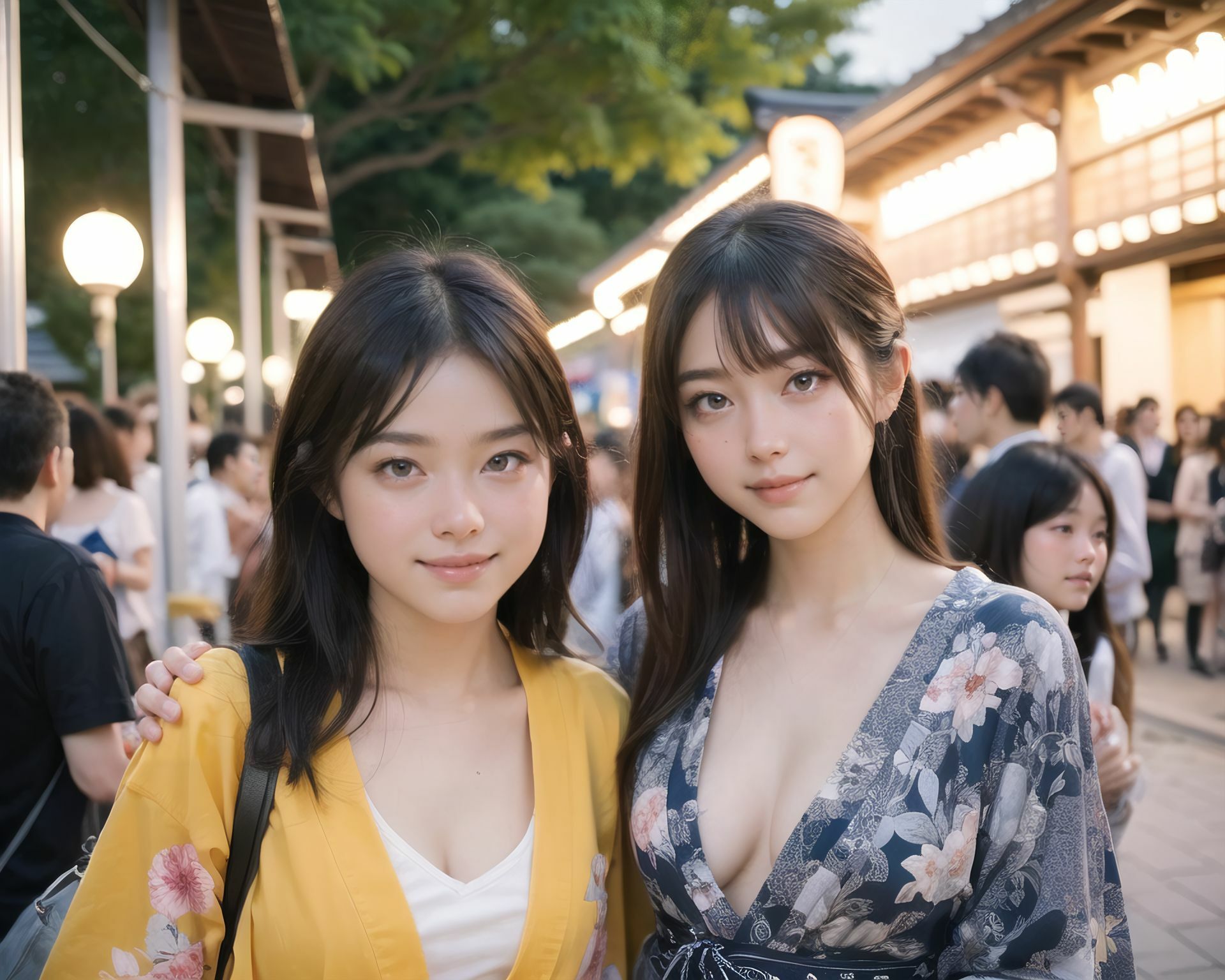 AI美少女写真集 素顔の RUNA - （7） 〜夜の提灯に溶ける、もうひとつの距離〜 画像6