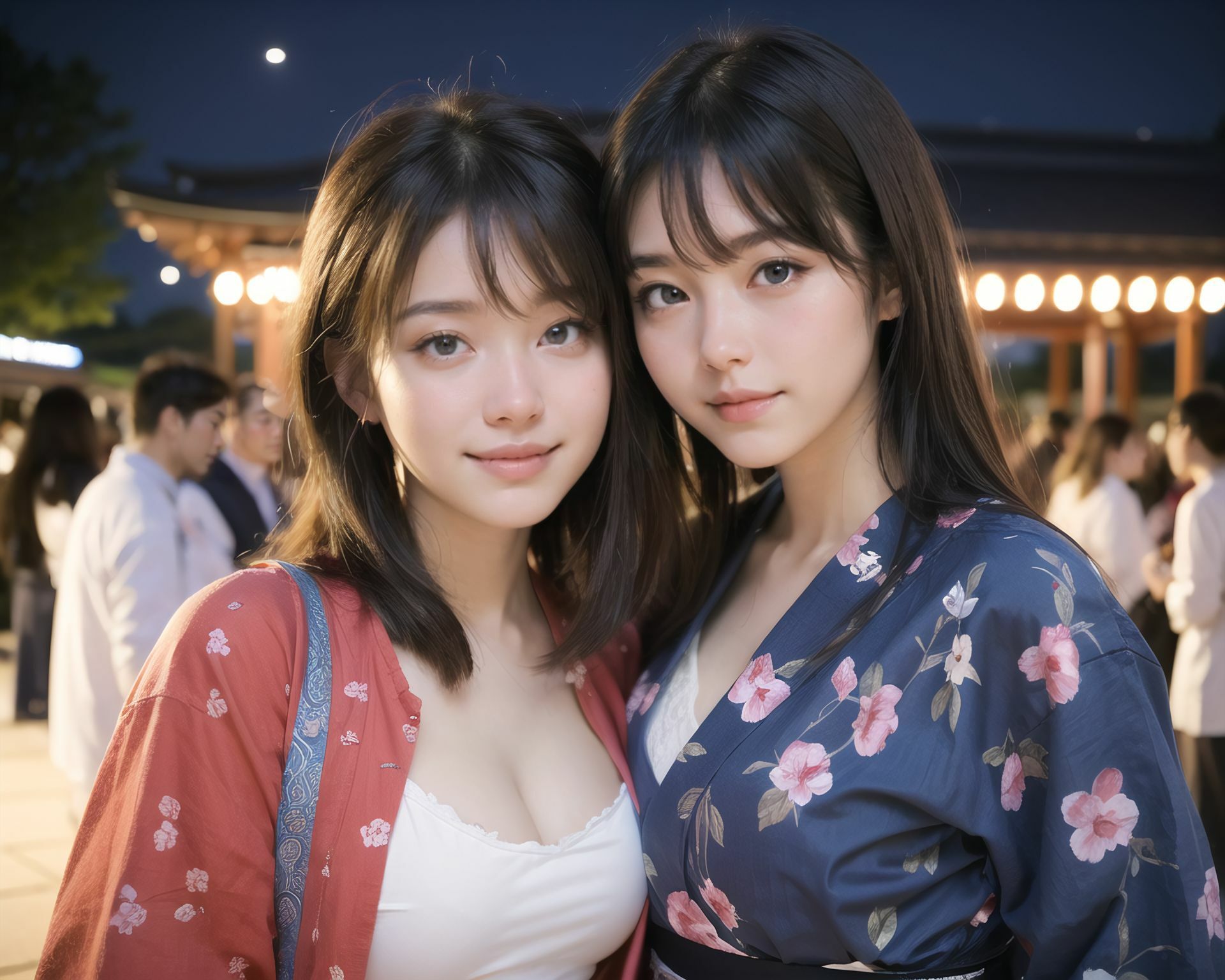 AI美少女写真集 素顔の RUNA - （7） 〜夜の提灯に溶ける、もうひとつの距離〜 画像7