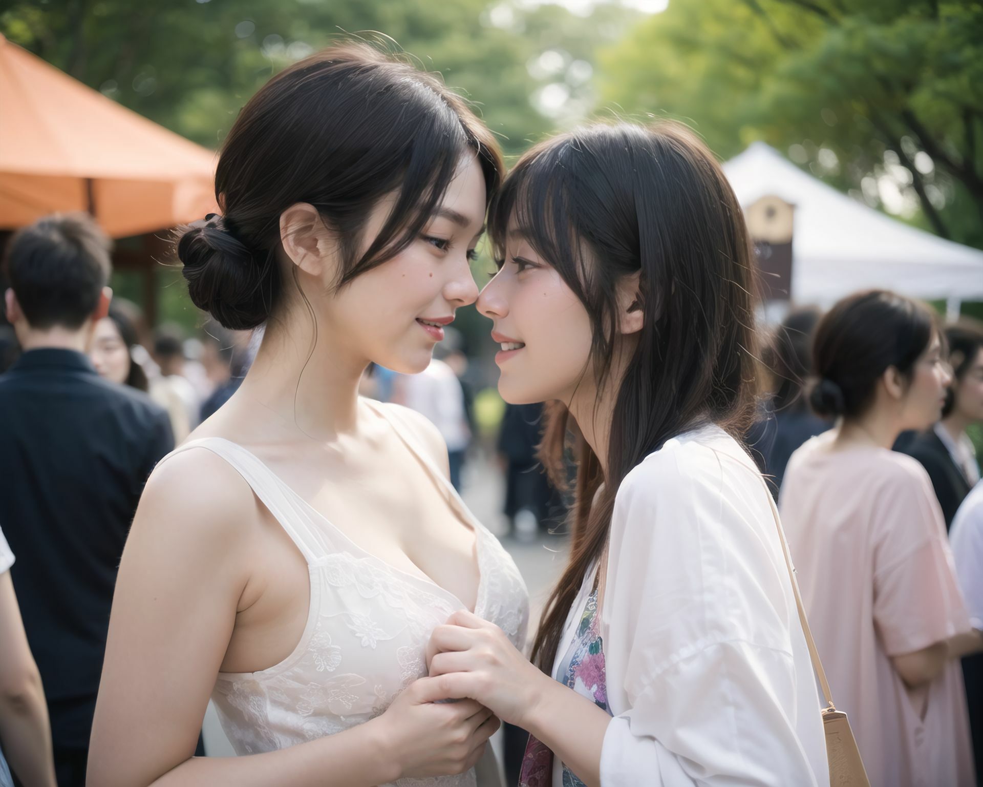 AI美少女写真集 素顔の RUNA - （7） 〜夜の提灯に溶ける、もうひとつの距離〜 画像8