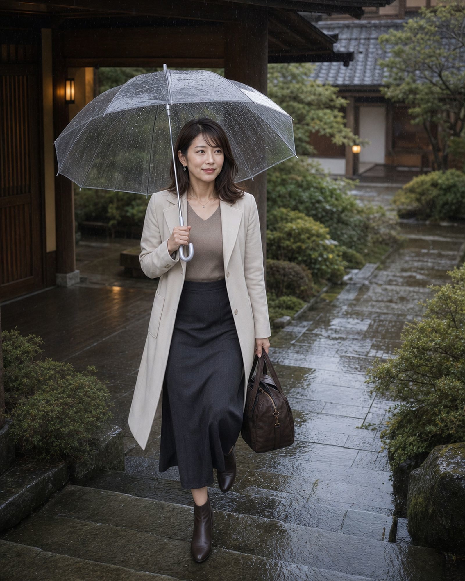 雨の温泉宿で、綾乃と。の作品画像 1