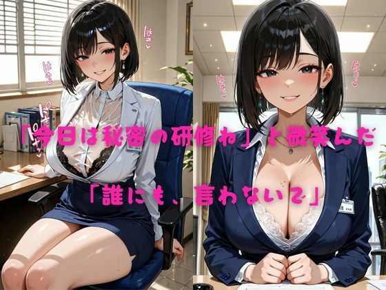 仕事ができる清楚系人妻先輩の秘密の研修 〜終業後、優しく中出しされるまで〜 画像2