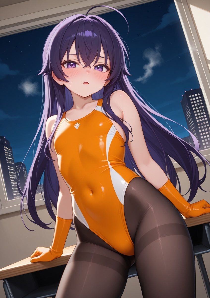 水着タイツの女の子が学校で誘惑するやつ 1の作品画像 7