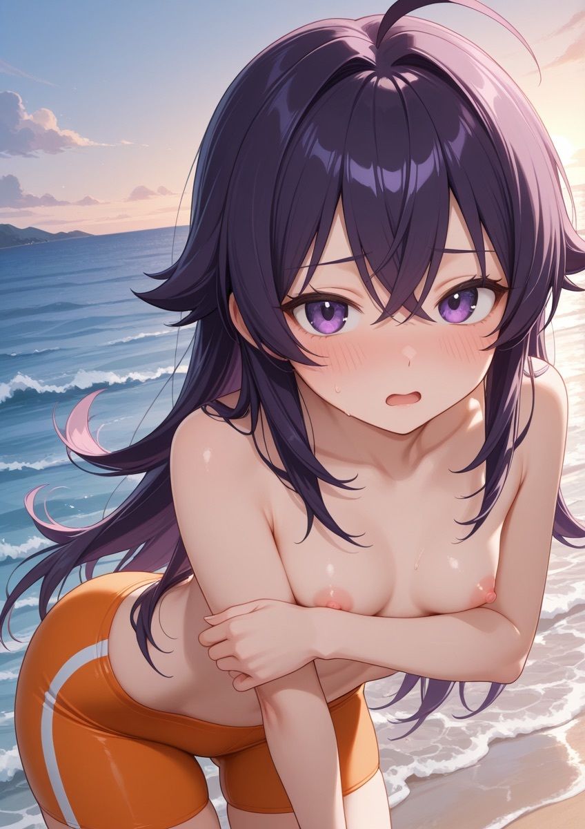 ビーチで女の子が男水着チャレンジするやつ 1の作品画像 7